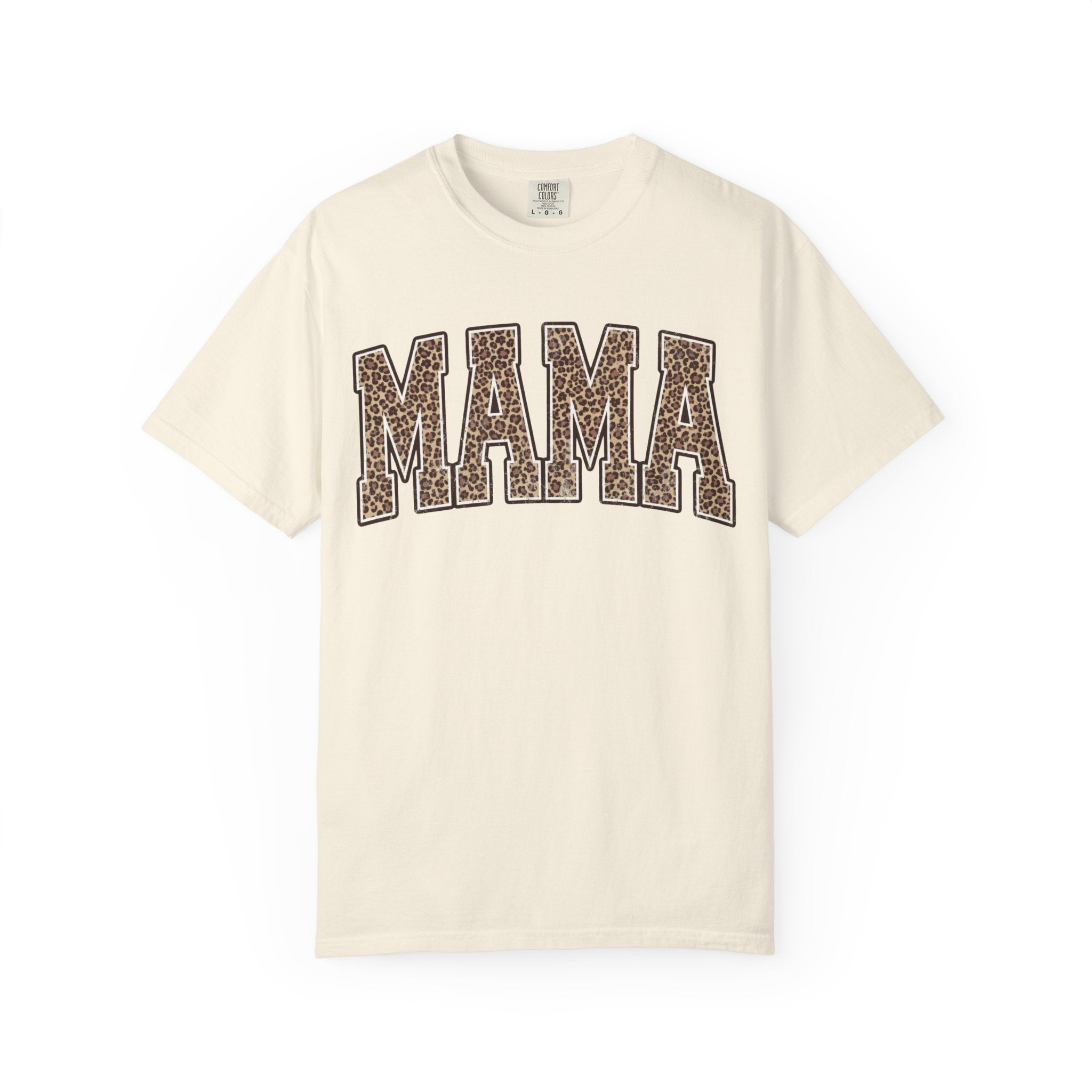 Mother Tee Comfort Colors®     MAMA — Leopard Print