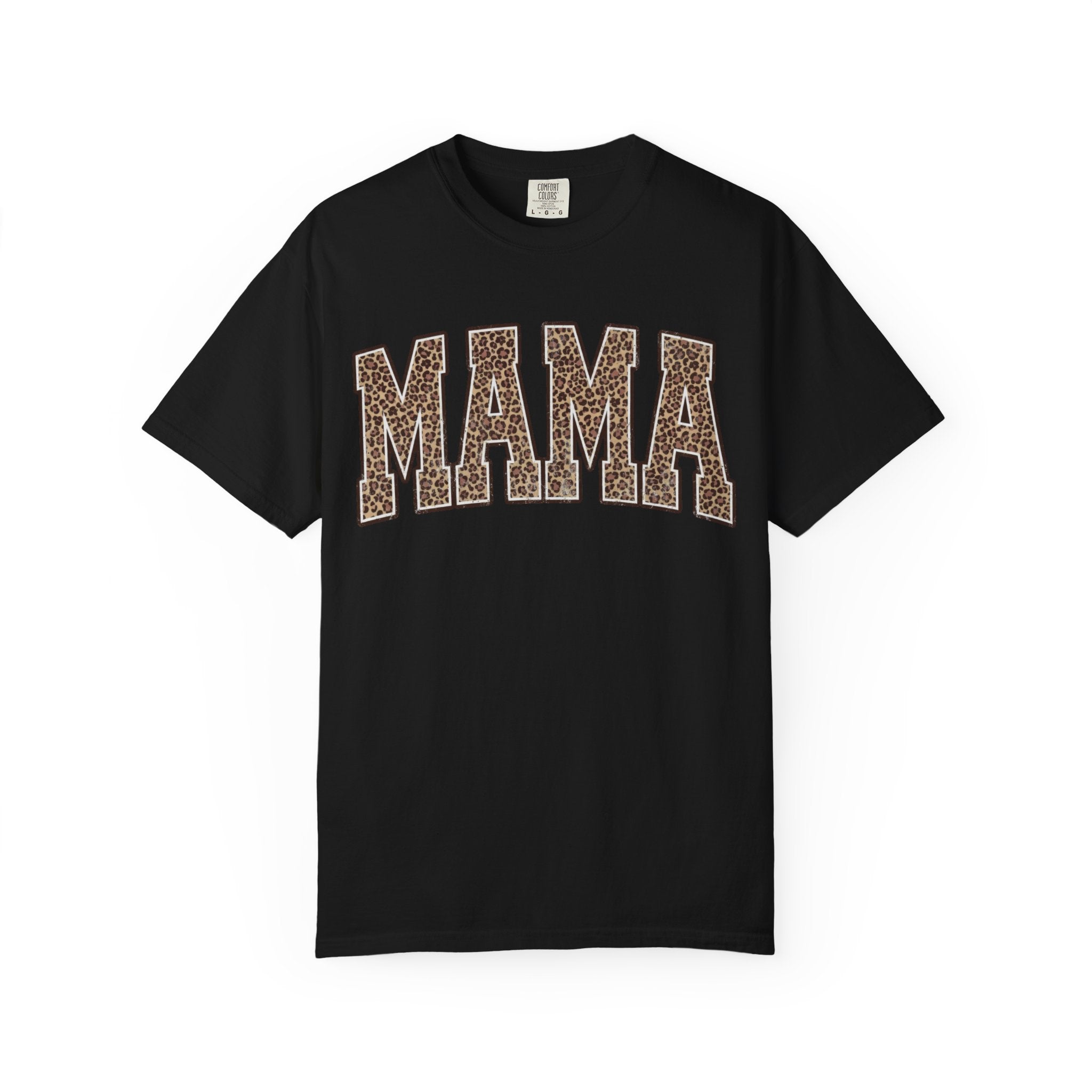 Mother Tee Comfort Colors®     MAMA — Leopard Print